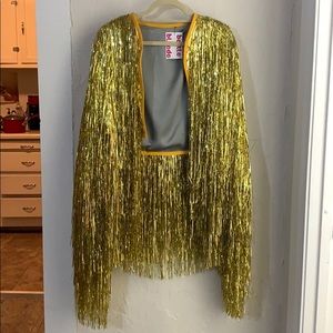 Gold cascade jacket